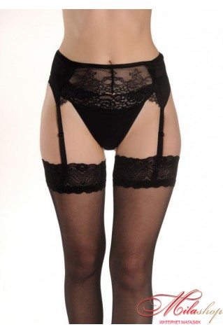 Мереживний пояс для панчох 407 Oro